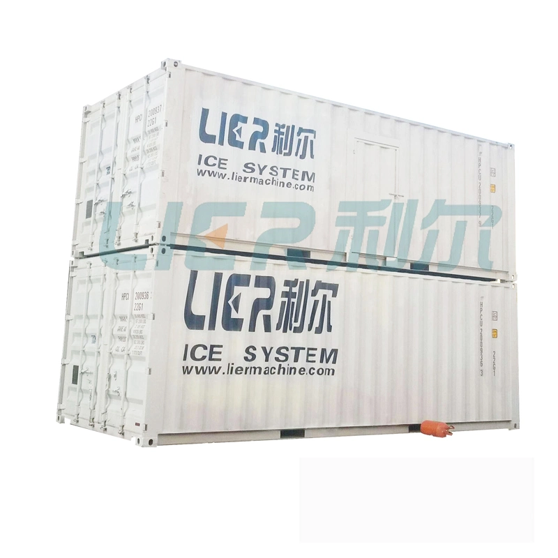 Automatic Control PLC Flake Ice Machine System for Reinforced-Concrete Buildings