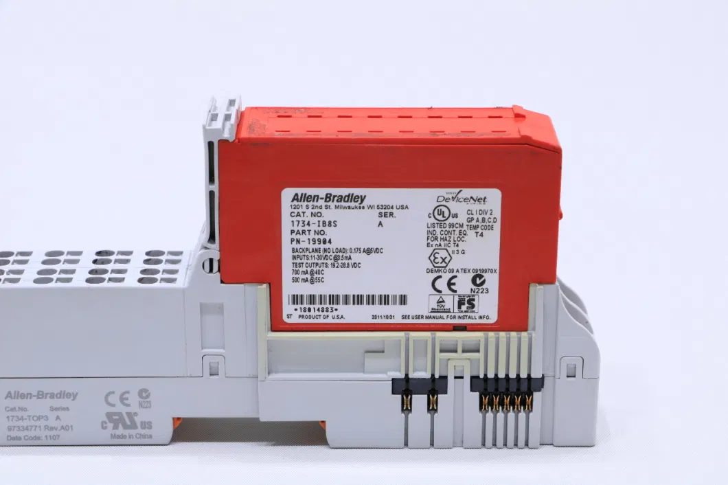 New Original Allen Brad-Ley 1734-Ib8s 8 Inputs 24 V DC Point Guard I/O Modules for Guardlogix Safety Controllers PLC Negotiate Price