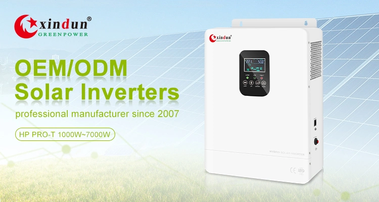 1kw 2kw 3kw 4kw 5kw 6kw 24V 48V Pure Sine Wave off Grid Hybrid MPPT Solar Power Panel Inverter