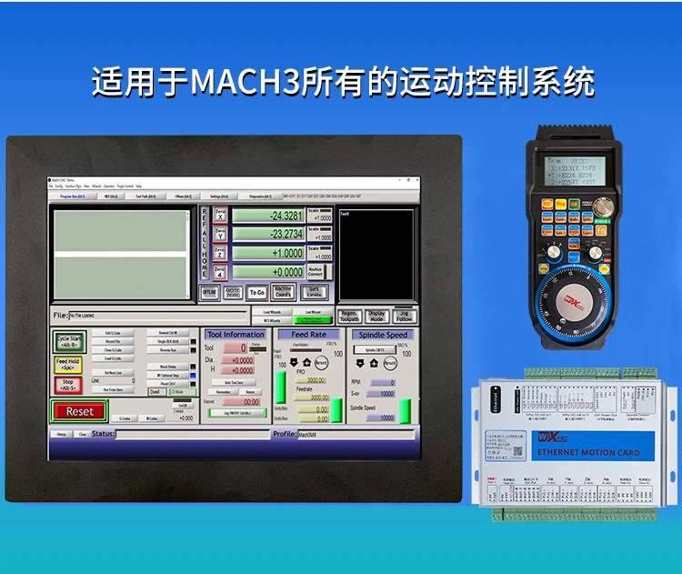 Industrial panel with Mach3 Control