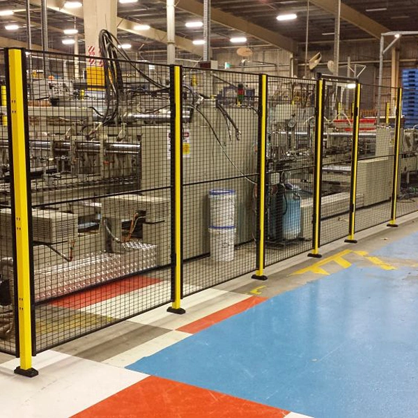Powder Coated Steel Mesh Safety Machine Guarding Panels.