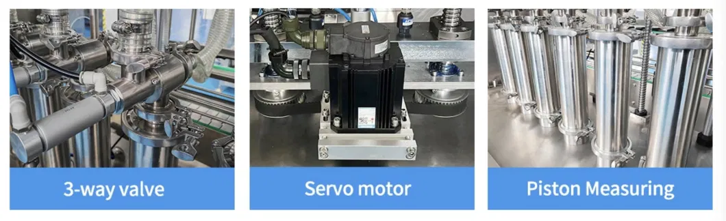 Servo Drive PLC Control System for High Speed Laundry Detergent Liquid Filling Machine