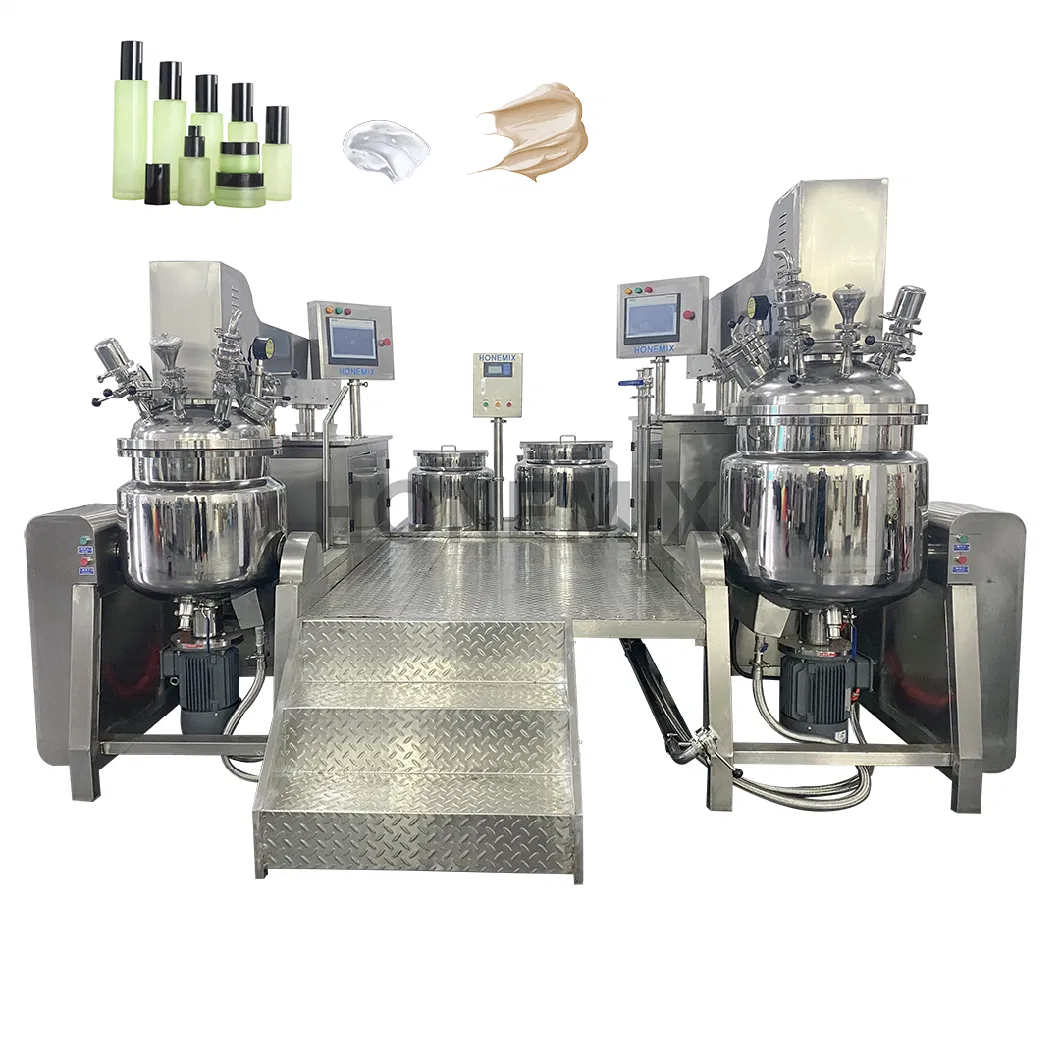 Hone Combine PLC Liquid Foundation/Daily Cream/Cosmetic/Body Lotion/Hair Shampoo Vacuum Homgoenizer Mixing Making Machine