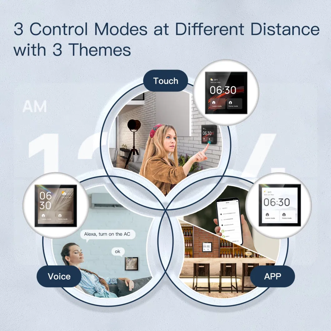 Alexa Central Control Panel Tuya Smart Home System Automation Moes