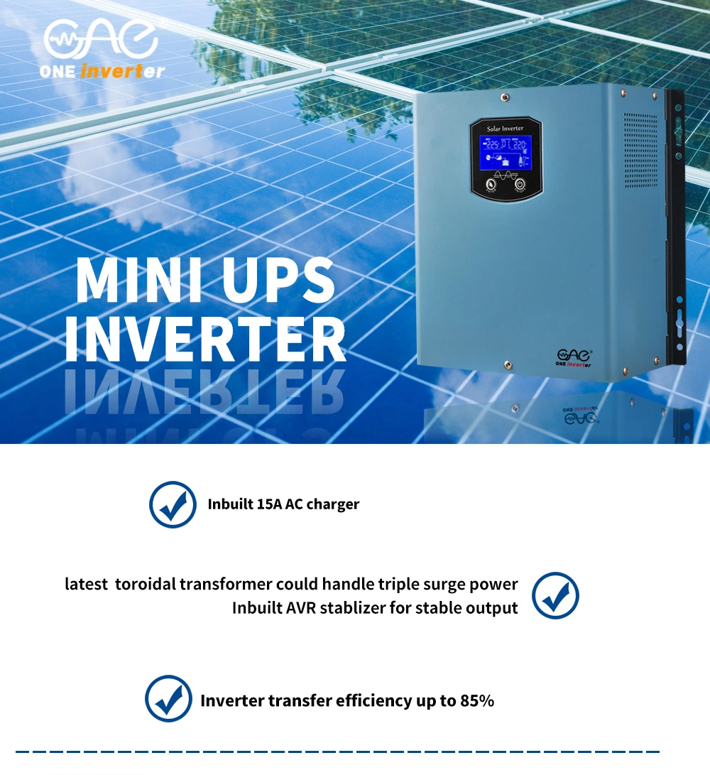 Industry Low Frequency 12VDC 700W Pure Sine Wave DC to AC Inverter with Charger