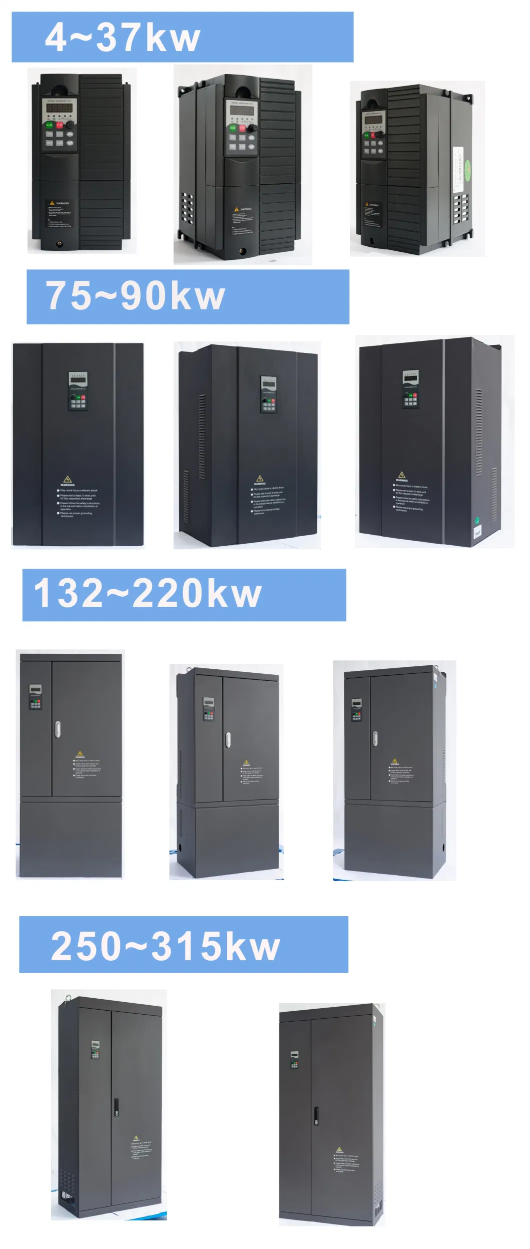 Three Phase VFD Variable Frequency Converter Vector Control 11kw Frequency Converter 60Hz