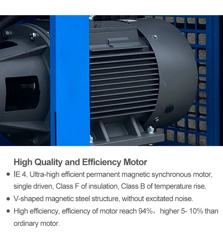 15kw 20HP 7bar 8bar High Quality Inovance Inverter Pm VSD Screw Air Compressor