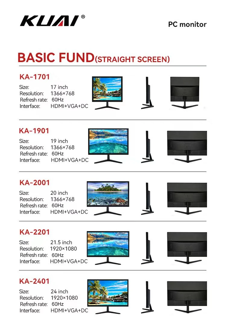 2K Monitor LED 27 Inch Curved Screen Gaming Monitor Dp HMI 165Hz Desktop Computer Monitor