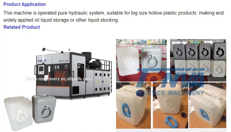 Tonva Jerrycan with Hose Hole Design Production Extrusion Blow Moulding Machine