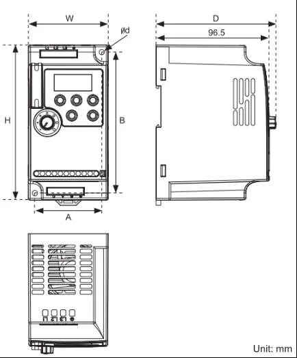 S800 E Series Mini Inverter, VFD, AC Drive, Converter