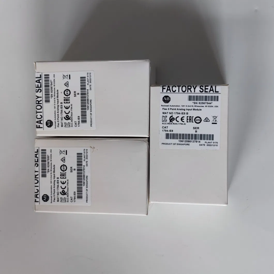 Original PLC Manufacturers 1734-OE2c/1492-Ebj16-B 1492-Ifm40d24A-2 1492-J4-B 1492-J4-G 1585j-M8cbjm-3 1734-Aentr 1734-Ib8 1734-Ib8s 1734-Ob8e 1734-Ob8s 1734-Tb