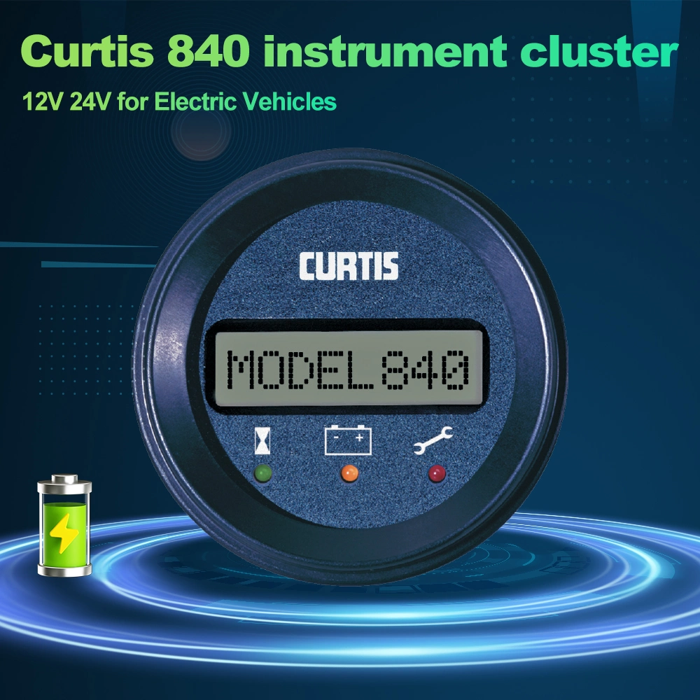 Electrical Vehicle Instrument Cluster Hour Meter Replacement Curtis 840 Fork Lift Serial Data Display