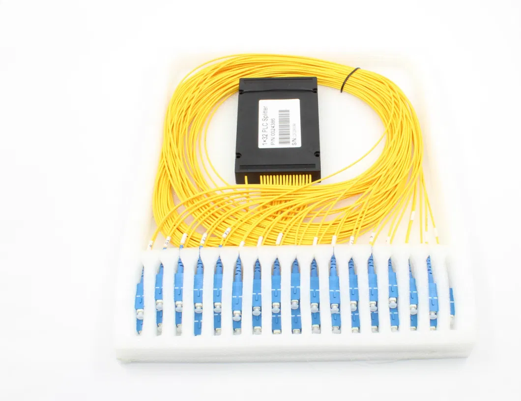 China FTTH 1*2/4/8/16/32/64/128 Singlemode Multimode Fiber Optic Coupler PLC