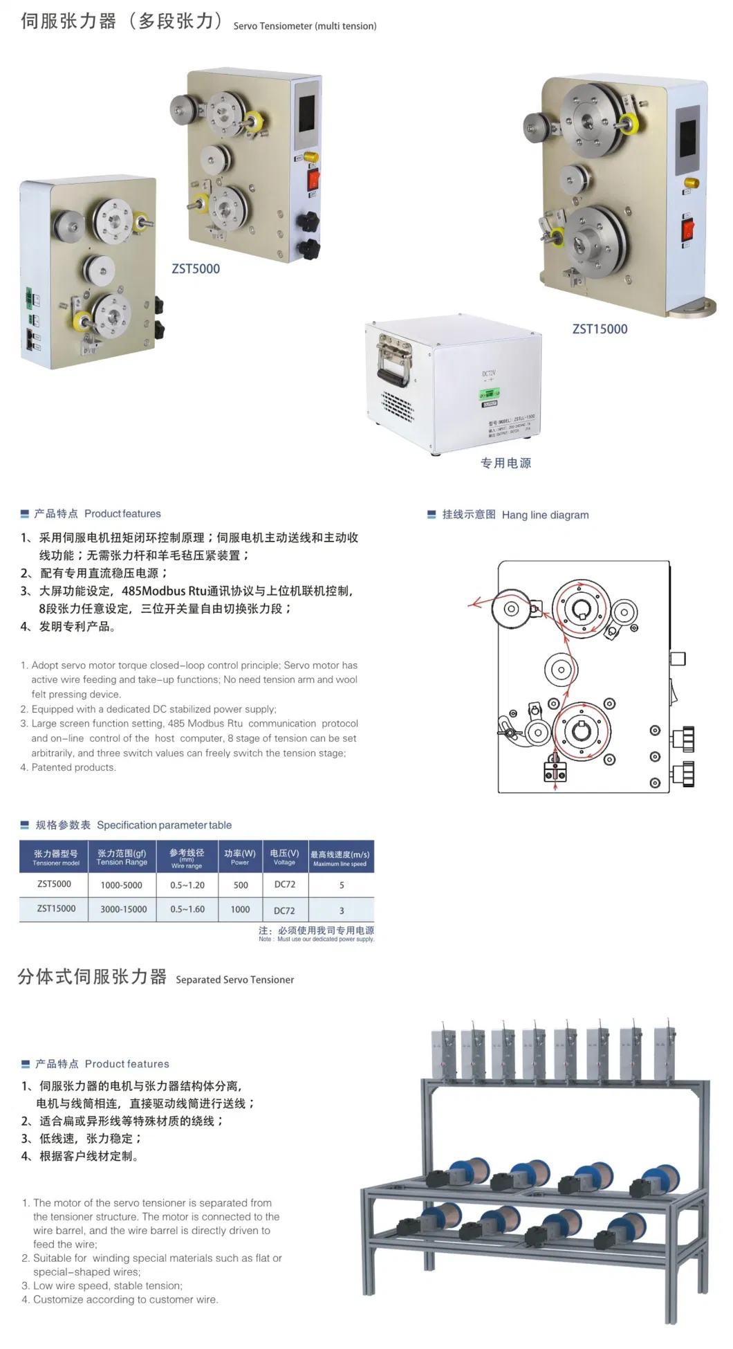 Servo Tension Control PLC System, Alarm Data Ds-Tk Series Servo Wire Tensioner