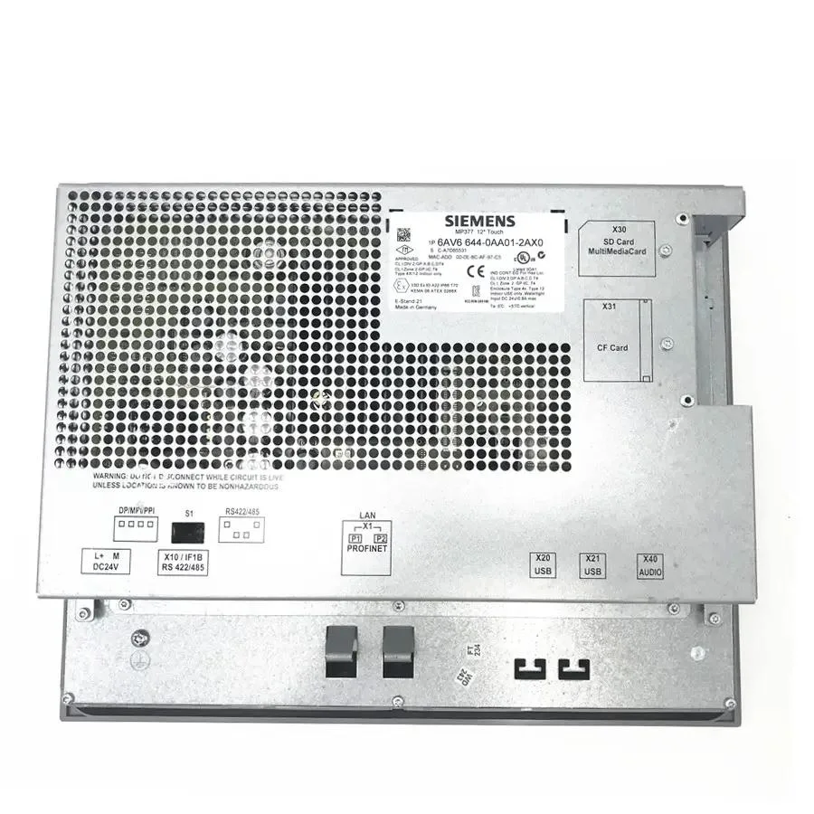 Simatic MP377 12 Inch HMI Touch Screen Panel 6AV6644-0AA01-2ax0 for Siemens