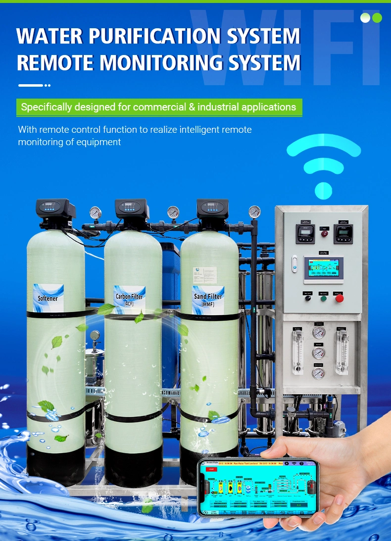 WiFi Remote Control System for PLC+Wif in RO Water Treatment Plant