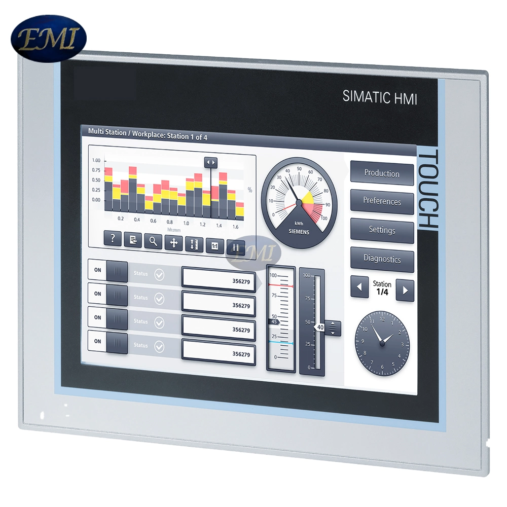 6AV2124-0jc01-0ax0 New Genuine Simatic Tp900 Comfort Panel Touch Operation 12 MB Configuration Memory 9in Widescreen TFT Display HMI