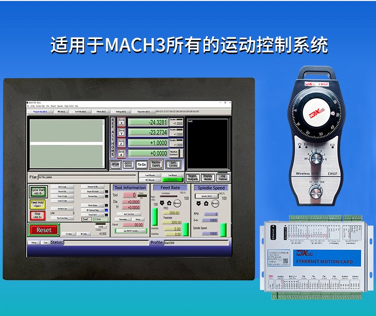 Industrial panel with Mach3 Control