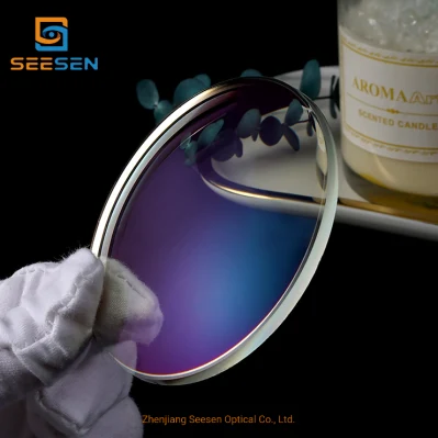 Blue Block Photochromic Lens 1.59 Polycarbonate PC UV420 Blue Cut Hmc Manufacturing Ophthalmic Lenses