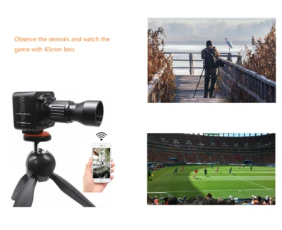 65mm Support Digital Zoom out Waterproof Binocular Camera Lens Spy Camera