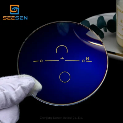 Prescription 1.67 Freeform Multi Focal Lens Clear Circle Blue Block Lens Ophthalmic Iol Lens