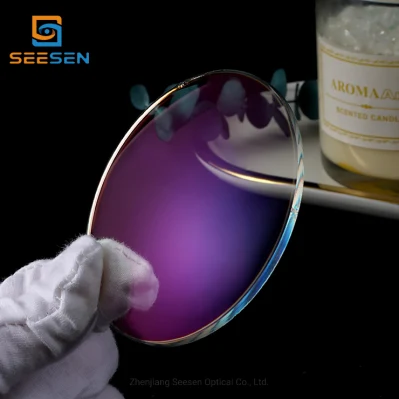 Blue Block Photo Grey Lenses 1.56 UV420 Blue Cut Photochromic Lens Eyeglass Lenses