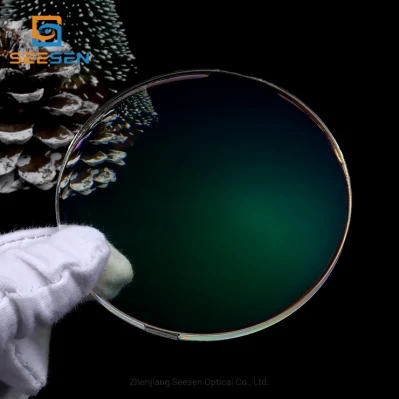 Blue Block Photo Grey Lenses 1.56 UV420 Blue Cut Photochromic Lens Eyeglass Lenses