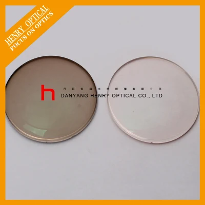 Semi-Finished 1.56 Single Vision Photobrown Optical Lens Hc