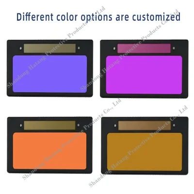 Hot-Selling TIG/MIG/MMA True Color HD Filter Pipeline Helmet Anti Blue-Ray 2*4.25 Auto Darkening Welding Lens