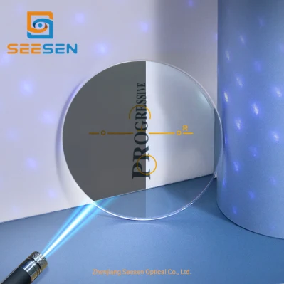 Block Harmful Blue-Light Lens 1.56 Blue Cut UV420 Spin Photochromic Progressive Lens