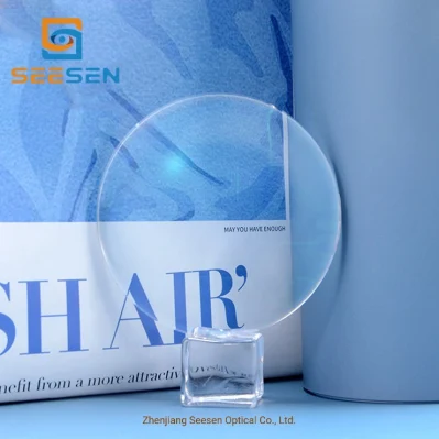 Ophthalmic Lens Manufacturers 1.74 Aspheric UV400 Shmc Single Vision Optical Lens