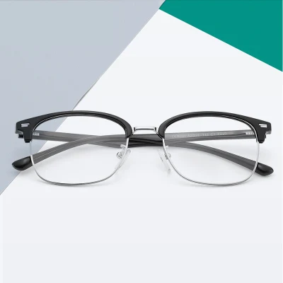 2023 Cheap Wholesale Bulk High Quality Promotion Hot Popular Plastic Half Square Frame Best Sale CE Lenses Anti Blue Light Blocking Glasses