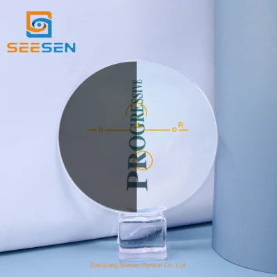 Optical Lenses 1.56 Hmc Photochromic Progressive Spectacle Lenses with Transition Grey