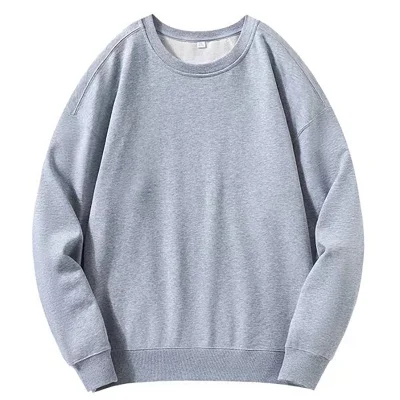 Premium Cotton Ease: Wholesale &amp; Small-Batch Round Neck Long Sleeve Top!