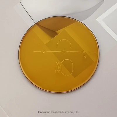 Retail 1.56 Customized Progressive Yellow Night Driving Optical Lens