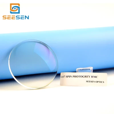 Eyeglass Lens Manufacturers 1.67 Photochromic Optical Ophthalmic Lenses