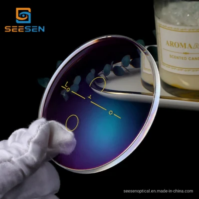 1.56 Anti Blue Ray Lenses with Blue Block Photochromic Progressive Multifocal Lenses