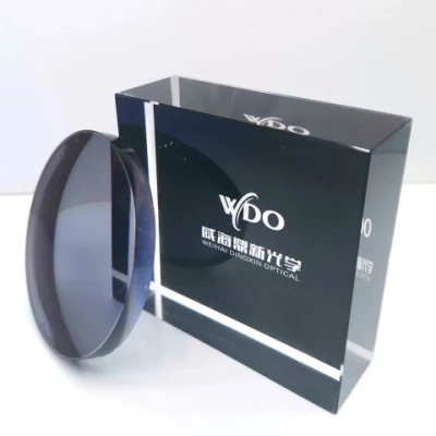 Cr39 1.56 Photochromic Optical Lenses Price Photo Grey Ophthalmic Lenses Supplier