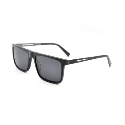 Higo Rectangle Sunglasses Models High Quality Acetate Polarized Lens for Men Style Fashion Models