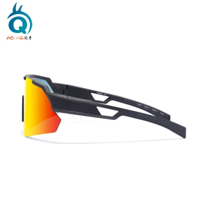 New Design Half Frame 100% UV Protection Mirror Lens Sports Eyewear