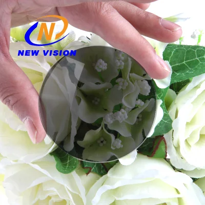 1.56 Semi-Finished Photochromic UV++ Blue Hmc Resin Optical Lens