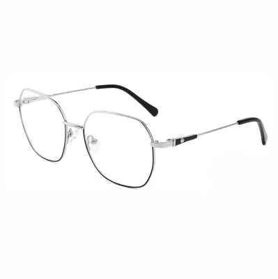 Wholesale Half Rim Plating Glasses Full Frame Eyewear Clear Lens Design Optical Frames