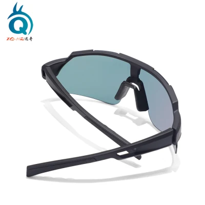 New Design Half Frame 100% UV Protection Mirror Lens Sports Eyewear