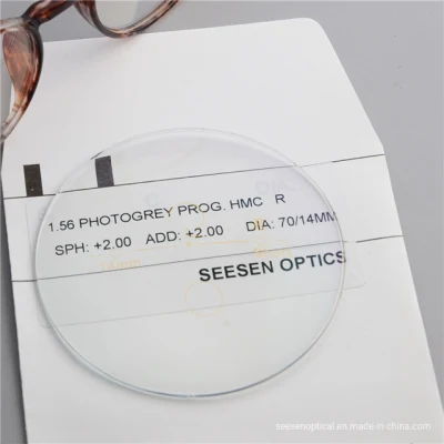 Progressive Multifocal Lens 1.56 Progressive Spectacle Lenses Phtotgrey Transition Optical Lenses