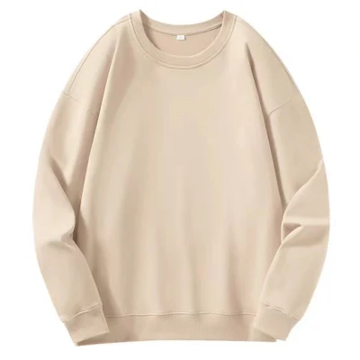 Premium Cotton Ease: Wholesale &amp; Small-Batch Round Neck Long Sleeve Top!