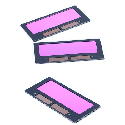 High Quality Blue Green Yellow True Color Solar Auto Darkening Welding Filter Lens