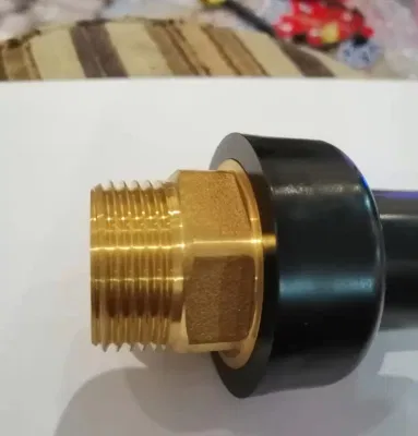 PE/Steel Transition Threaded for Gas Supply Pn16 HDPE Electrofusion Fittings