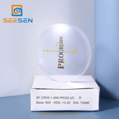 Ophthalmic Lenses Chinese 1.499 Sf Semi-Finished Progressive Lens Multifocal Lens