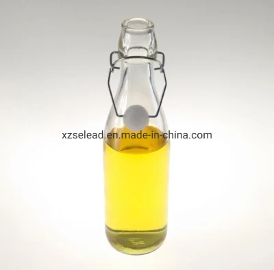 Flip Top Cooking Oil Round Glass Bottle Swing Top 60ml 100ml 250ml 500ml 750ml 1000ml