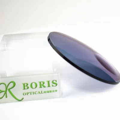 Spectacles Lens 1.56 Bifocal Invisible Hmc Eyeglasses Photo Grey Optical Lenses